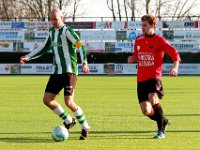 015 2016 Genemuiden Broekster Boys  27-02-2016: Voetbal: SC Genemuiden v Broekster Boys: Genemuiden/Martijn Jansen (l) of Genemuiden, Andries Dijkstra (r) of Broekster Boys/8e finale KNVB beker district Noord